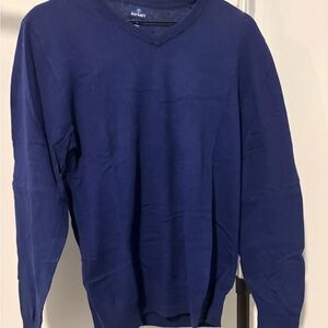 Old Navy Men's Deep Blue V-Neck Sweater
